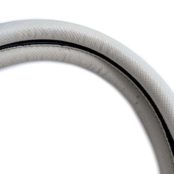 Prada Medium Handbag Saffiano Leather White - Picture 15 of 16